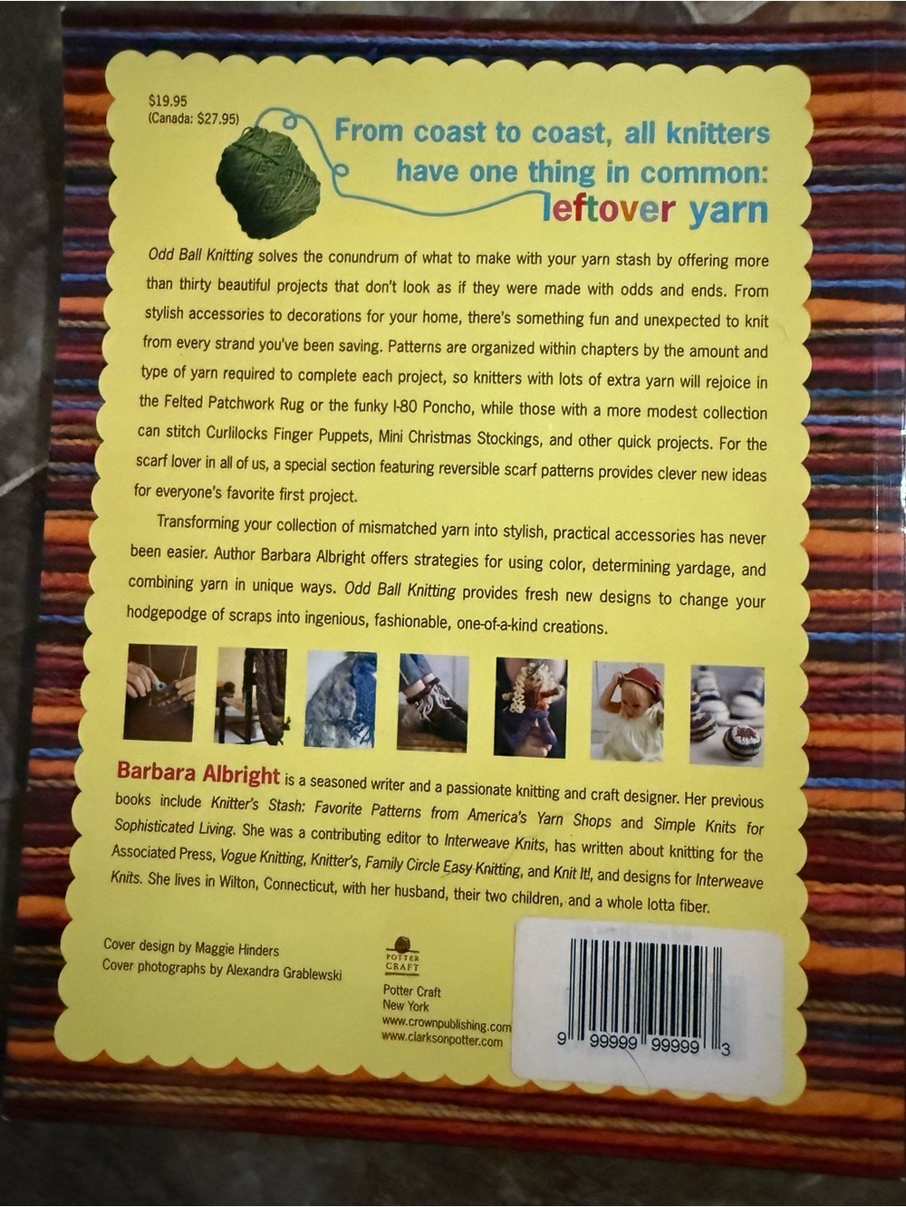 Odd Ball Knitting: Creative Ideas for Leftover Yarn by Barbara Albright - Picture 5 of 5